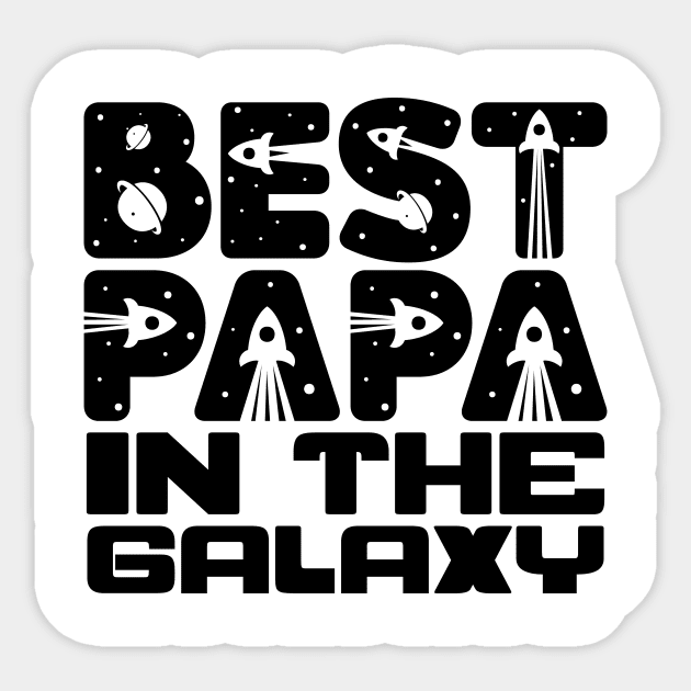 Best Papa In The Galaxy Sticker by colorsplash